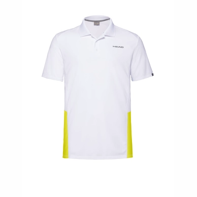 Polo HEAD Men Club Tech White Yellow Tennisplanet Nl