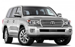 Snow chains for the Toyota Land Cruiser