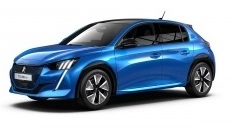 Peugeot e-208 catene da neve