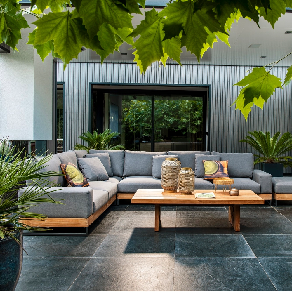 Lounge Set Yoi Yasashii Silk Teak | Etrias.nl