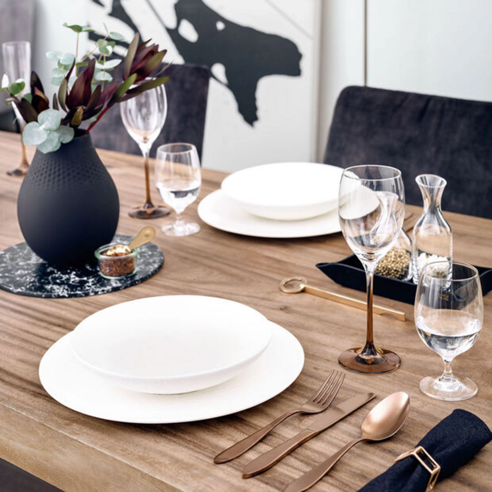 Dinner Plate Villeroy Boch Manufacture Rock Blanc 27 cm (6 pc