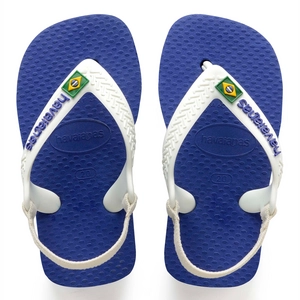 Slipper Havaianas Baby Brasil Logo II Marine Blue-Schoenmaat 19