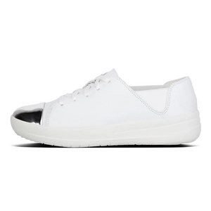FitFlop F-Sporty Mirror-Toe Leather Urban White-Schoenmaat 37