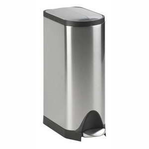 Prullenbak Simplehuman Butterfly Mat Zilver RVS 45L