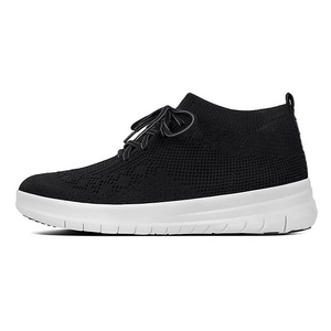 FitFlop F-Sporty Sneaker Überknit Black-Schoenmaat 36