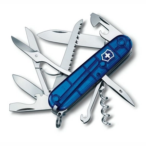 Zakmes Huntsman Transparant Blauw Victorinox