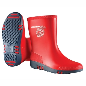 Dunlop Regenlaars Mini Rood-Schoenmaat 20