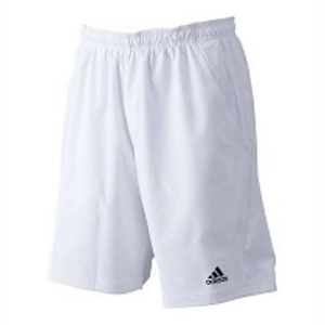 Tennisbroek Adidas TS Essex Short White-XXL