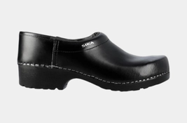 Schoenklomp hout open hiel zwart Schoen maat 35