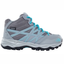 Wanderschuhe The North Face Junior Hedgehog Hiker Mid Wp Zinc Grey Blue Curacao Kinder