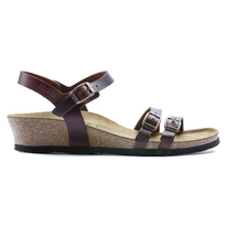Sandaal Birkenstock Women Papillio Lana Black Narrow Natural Leather |  Schoenfashion