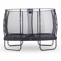 Trampoline EXIT Toys Elegant Premium Rectangular 366 x 214 Black Safetynet Economy