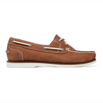 Timberland Classic Boat Unlined Boat Womens Medium Brown Barefoot Buffed-Schoenmaat 41
