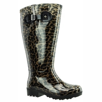 Regenlaarzen brede schacht | Wide Wellies brede schacht regenlaars kuitmaat L Rood