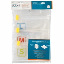 Kompressionstaschen Eagle Creek Pack-It Compression Sac Set S/M/L Transparent