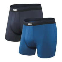 Boxer Shorts Saxx Men Sport Mesh Navy/City Blue 2-Pack