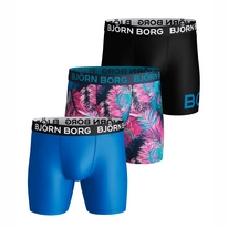 Boxershort Björn Borg Men Performance LA Sunset Blvd S Insignia Blue (3-pack)