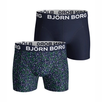 Boxershort Björn Borg Men Performance Shorts Sammy BB Tiny Flower Peacoat (2 pack)