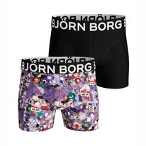 Boxershort Björn Borg Men Core Shorts Sammy BB Graffiti Wall Sunlit Allium (2 pack)