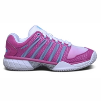 Tennisschuhe K Swiss Women Hypercourt Exp Hb White Very Berry Bachelor Button Damen