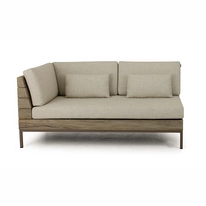 Loungeset Module Applebee Long Island Lounge Coastal Sofa Rechts 161 Teak Natural Oak