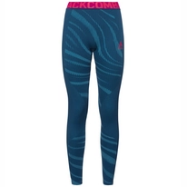 Ondergoed Odlo Women SUW Bottom Pant Performance BLackcomb Poseidon Turkish Tile Diva Pink