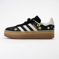 adidas gazelle silver green womens Adidas Womens Gazelle Stack Shoes – Extra Butter main image 1