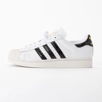 Trainers Adidas Women Superstar II Cloud White / Core Black / Gold Metallic  | Sneaker District COM