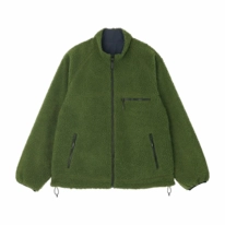 Jacket Gramicci Men Reversible Sherpa Olive Navy | Sneaker