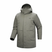 winterjas heren parka blauw Woolfer , blauw winterjas heren