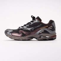 Mizuno Unisex Wave Rider 10 Black Sand/Black/Chicory Coffee 26