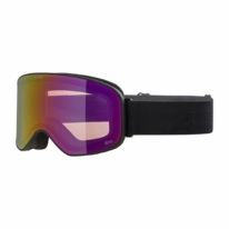 ALPINA Unisex - Volwassenen, SLOPE Q-LITE Skibril, black-dirtblue matt