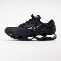 Trainers Mizuno Men Wave Prophecy LS Black/ Black/ Black | Sneaker