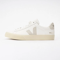 38 新品 VEJA Campo ChromeFree Leather 24cm Veja Women Campo Chromefree Leather Silver White '24 | Sneaker