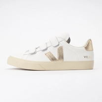 RK !【 Veja 】RECIFE WHITE PLATINE 24cm Veja Women Recife Logo Extra White Platine 24 | Sneaker District COM