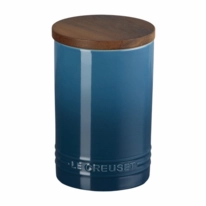 Storage jar Le Creuset Stoneware Signature with lid Azure 16.4 cm