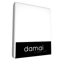 Drap-housse pour surmatelas 12cm de lit articulé (split) Blanc (Percale Biologique)