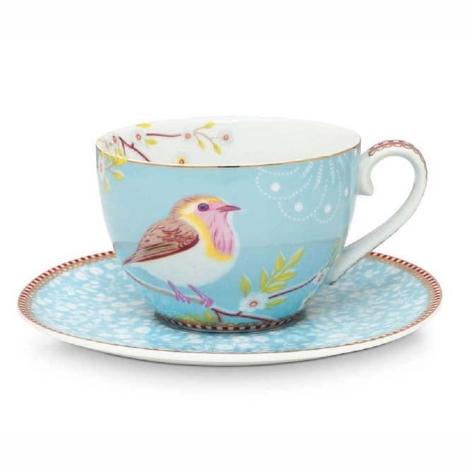 Kaffeetasse Pip Studio Early Bird Blue 280 ml | Kochexperte