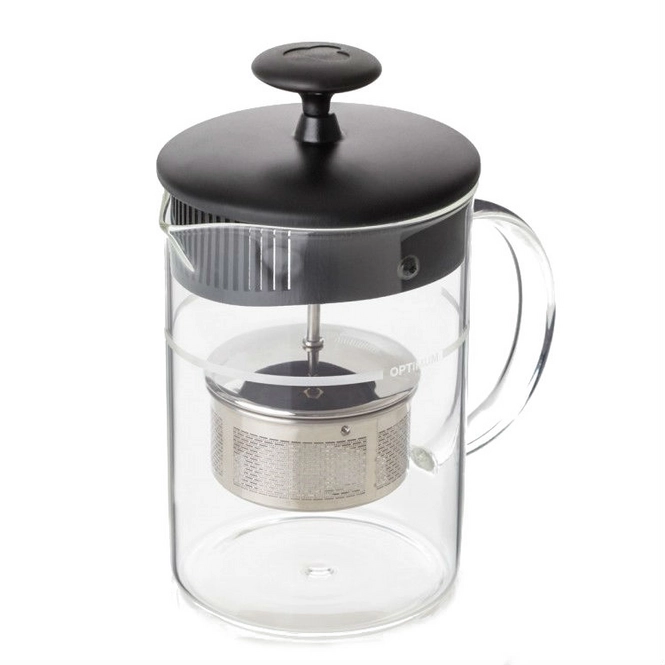 Leonardo Tè Per Te 077384 Théière Avec Infuseur Amovible En Verre Avec Couvercle Et Poignée, Fabriquée à La Main, Capacité 1,5 L, Passe Au Lave-vaisselle, 1 Théière Transparente