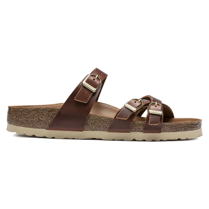 birkenstock women's franca oiled leather