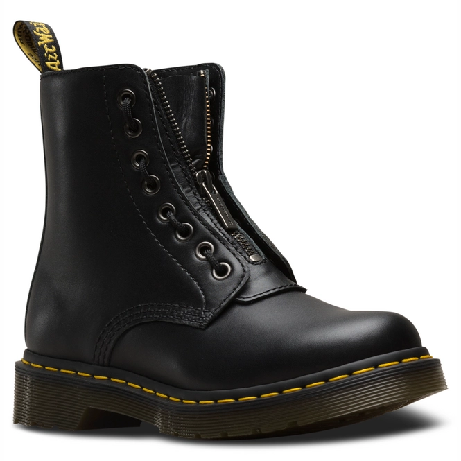 dr martens 1460 pascal front zip nappa