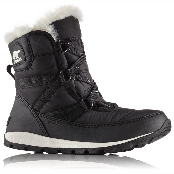sorel women's whitney short lace snow boot