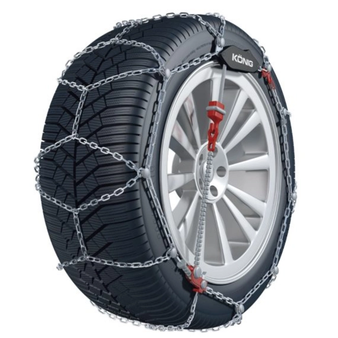 Chaînes à Neige Renault Konig Pour Pneus 245/45 R14 – 15 Mm, Faciles à Poser