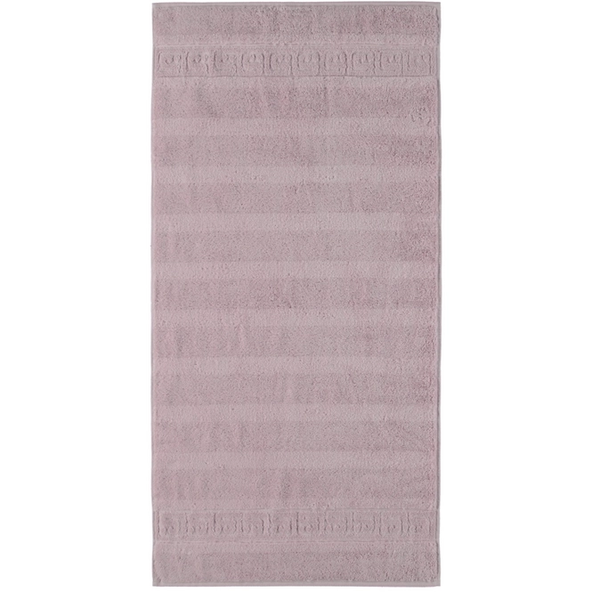 Serviettes De Bain Cawö Noblesse Harmony 1086 Corail - Lot De 27 Serviettes 50x100 Cm, 100% Coton, Bandes Velours