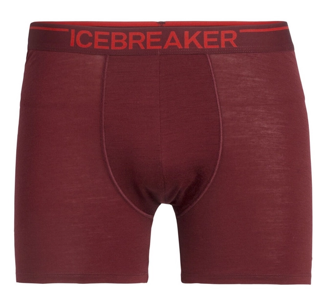 Underwear Icebreaker Men Anatomica Boxers Cabernet | Outdoorsupply.co.uk