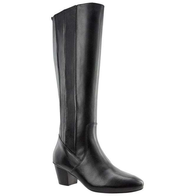 Bottes Femme JJ Footwear Managka Noir Taille de Mollet XXL Bottesmolletslarges