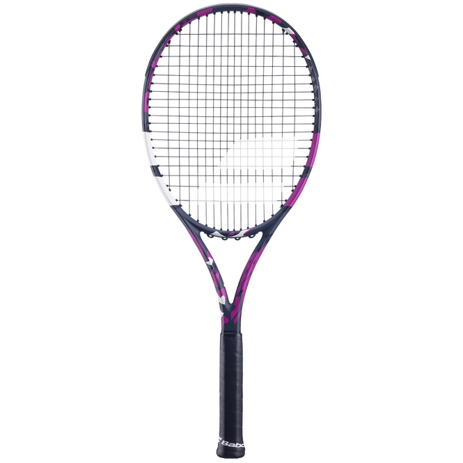 Raquette De Tennis Boost Drive Blanche Pour Débutants - Taille Grip 4 1/8" - Graphite