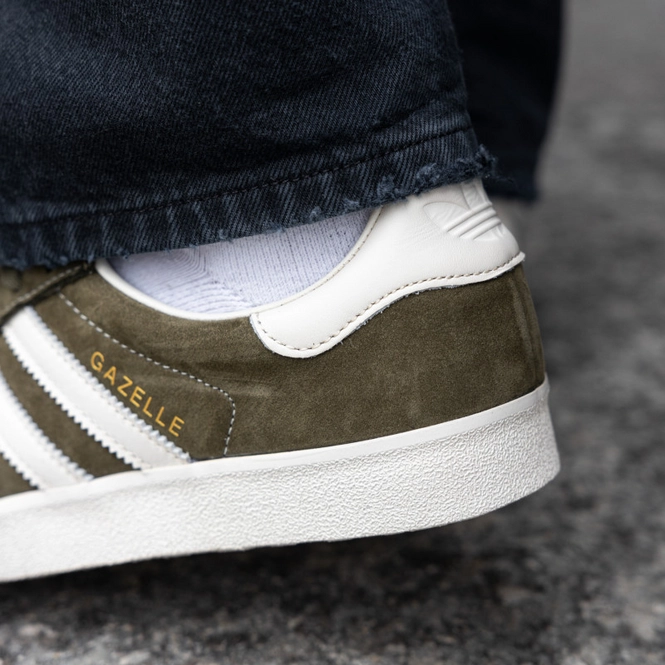 adidas Gazelle 85 Olive Strata/Chalk White/Wonder White Sneaker District