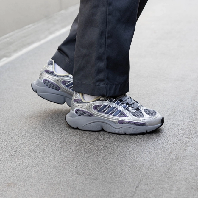 adidas Ozmillen Grey Three/Core Black/Shadow Violet | Sneaker District COM