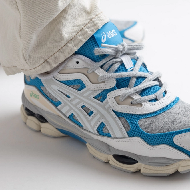 Asics GEL-NYC White/Dolphin Blue | Sneaker District COM